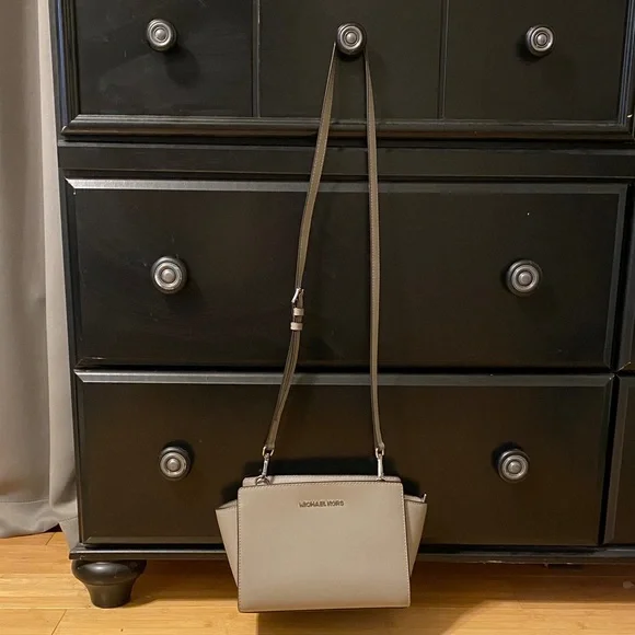 Michael Kors Taupe Crossbody Bag - Picture 7 of 11